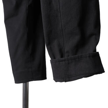Wide Lowclotch Pants　BLACK No.12