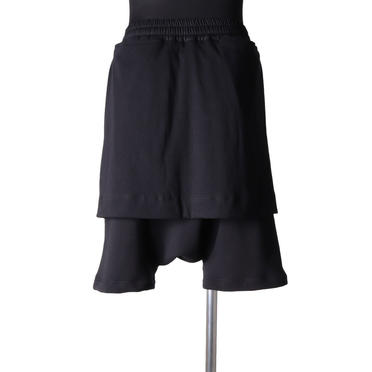 Skirt Combi Sarrouel Shorts　BLACK No.5