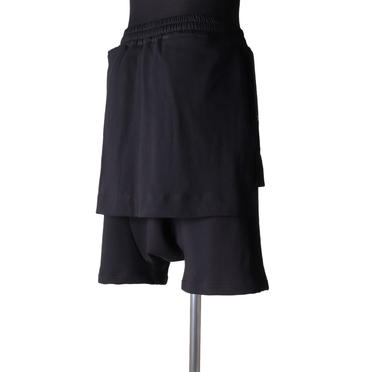 Skirt Combi Sarrouel Shorts　BLACK No.6