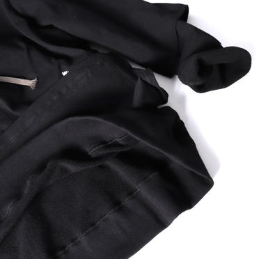 Asymmetry Layered Hoodie　BLACK No.18