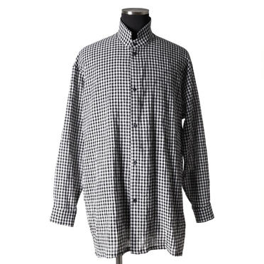 Checked Long Shirts　BK×WH No.1