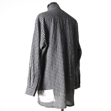 Checked Long Shirts　BK×WH No.5