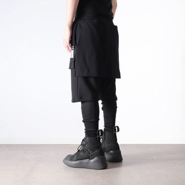 Skirt Combi Sarrouel Shorts　BLACK No.18