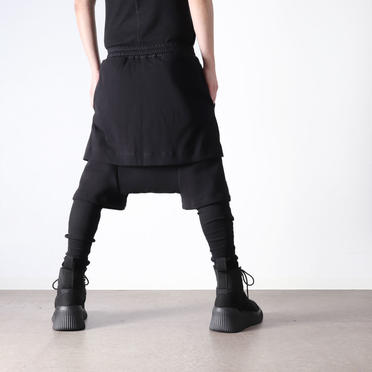 Skirt Combi Sarrouel Shorts　BLACK No.21