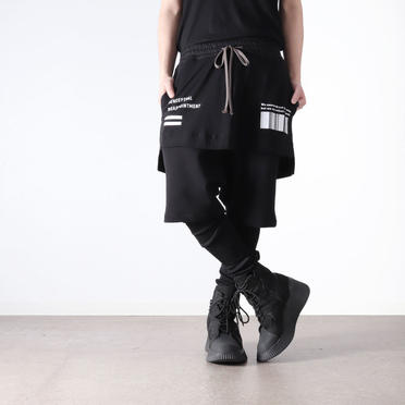 Skirt Combi Sarrouel Shorts　BLACK No.24