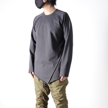 RAGLAN SEAM L/S　OSMIUM GRAY No.18