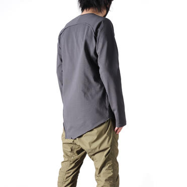 RAGLAN SEAM L/S　OSMIUM GRAY No.22