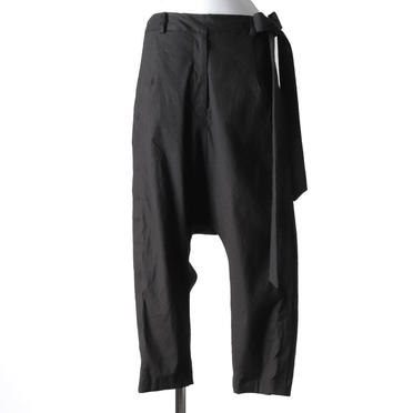 Li/Ry/Pu Sarrouel Pants　BLACK No.1