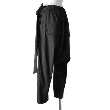 Li/Ry/Pu Sarrouel Pants　BLACK No.4