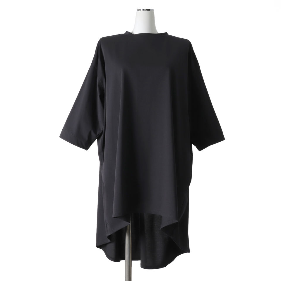 flared tunic T　BLACK