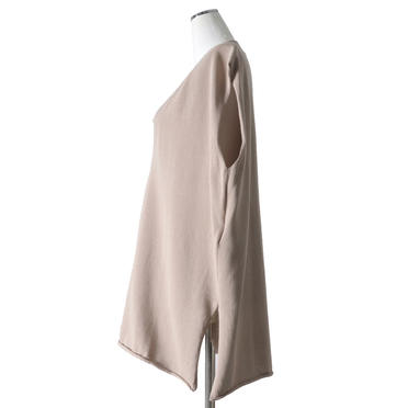 MIDIUMISOLID deformed V neck vest　BEIGE No.3