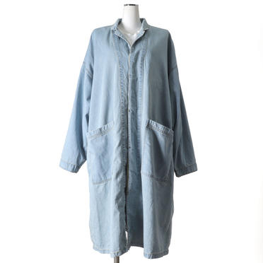 MIDIUMISOLID denim shirt coat　L.BLUE No.1