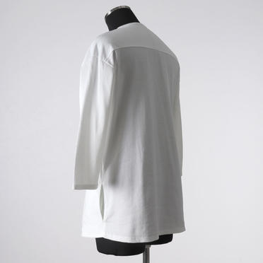 3/4 SIDE POCKET-T　WHITE No.4