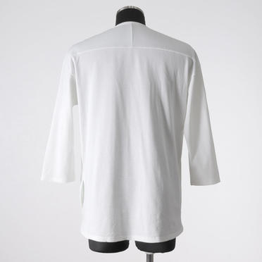 3/4 SIDE POCKET-T　WHITE No.5