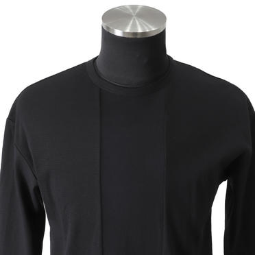 3/4 SIDE POCKET-T　BLACK No.7