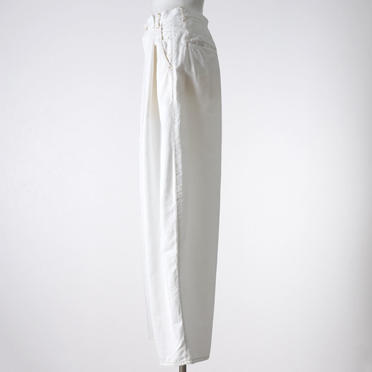 MIDIUMISOLID cocoon denim PT　WHITE No.3