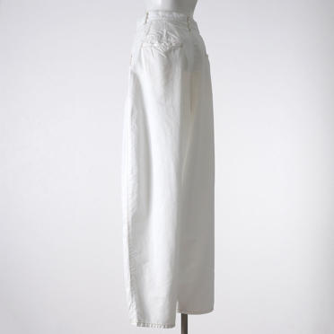 MIDIUMISOLID cocoon denim PT　WHITE No.4