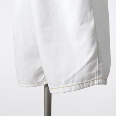 MIDIUMISOLID cocoon denim PT　WHITE No.11