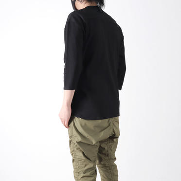 3/4 SIDE POCKET-T　BLACK No.15