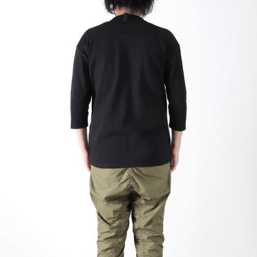 3/4 SIDE POCKET-T　BLACK No.16