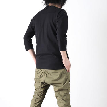 3/4 SIDE POCKET-T　BLACK No.17