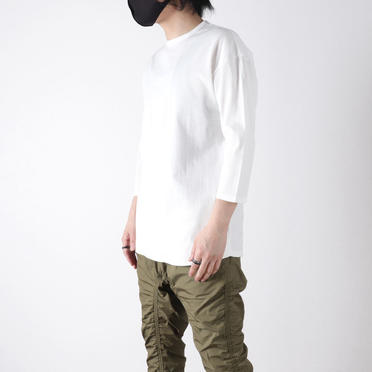 3/4 SIDE POCKET-T　WHITE No.14