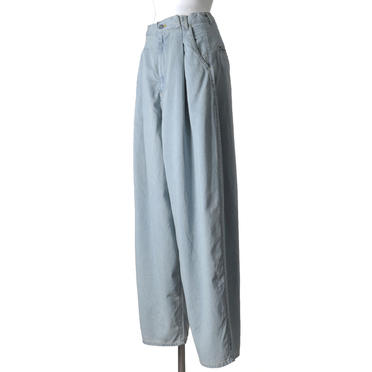 MIDIUMISOLID cocoon denim PT　L.BLUE No.2