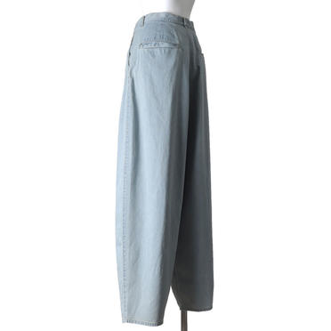 MIDIUMISOLID cocoon denim PT　L.BLUE No.4