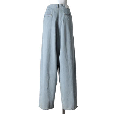 MIDIUMISOLID cocoon denim PT　L.BLUE No.5