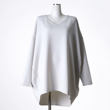 v neck cocoon P/O　L.GRAY No.1