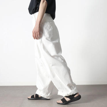 MIDIUMISOLID cocoon denim PT　WHITE No.16