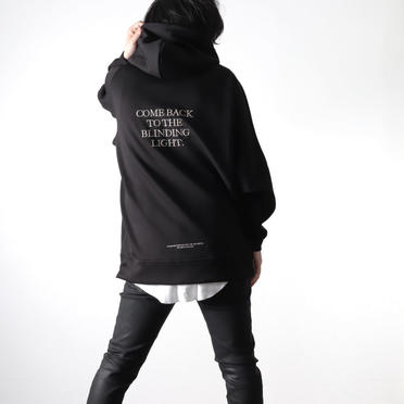 EMBROIDERY LOGO HOODIE　BLACK No.14