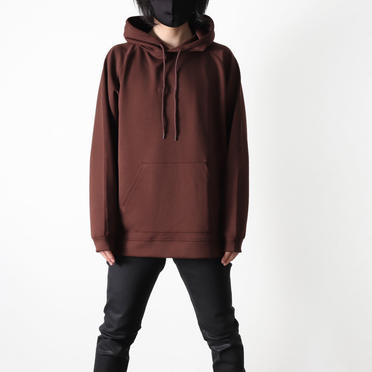 EMBROIDERY LOGO HOODIE　CHOCOLATE BROWN No.6