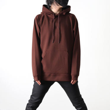 EMBROIDERY LOGO HOODIE　CHOCOLATE BROWN No.12