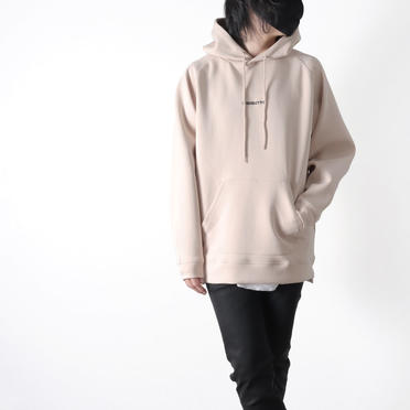 EMBROIDERY LOGO HOODIE　SAND BEIGE No.9