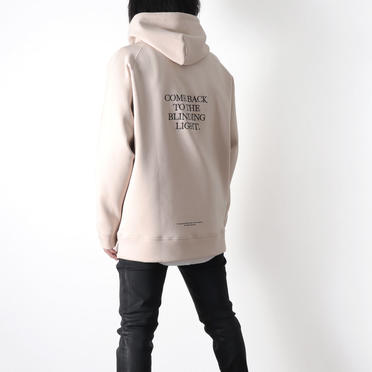 EMBROIDERY LOGO HOODIE　SAND BEIGE No.10