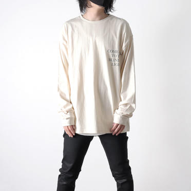 LONG SLEEVE TATTOO TEE　USED IVORY No.4