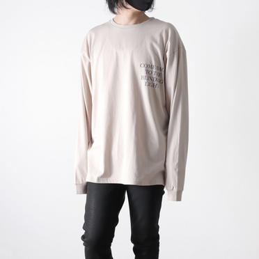 LONG SLEEVE TATTOO TEE　OATMEAL No.7