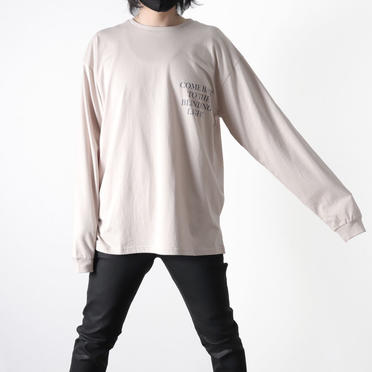 LONG SLEEVE TATTOO TEE　OATMEAL No.11