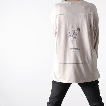 LONG SLEEVE TATTOO TEE　OATMEAL No.13