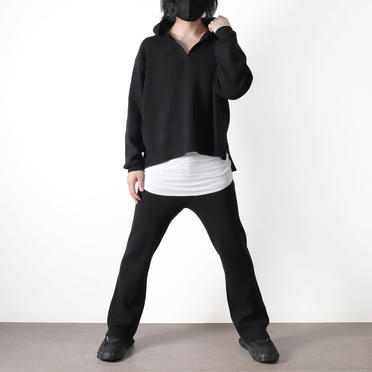 RIB KNIT LOUNGE SET　BLACK No.17