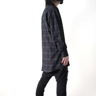 Checked Long Sleeve Shirts　BK×GY No.17