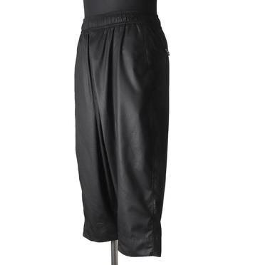 TUCKED CROPPED PANTS　BLACK No.2