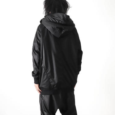 PADDED HOODIE　BLACK No.15