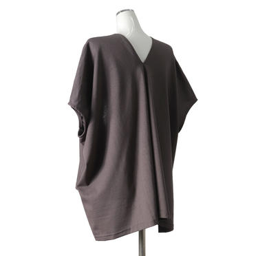 V neck box T　C.GRAY No.4