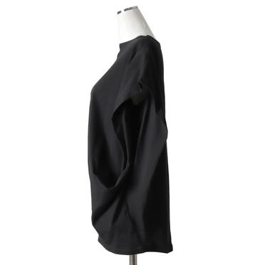 boat neck side tucked P/O　BLACK No.3