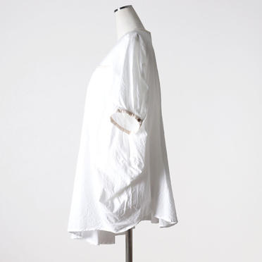 asymmetry half slv shirt　OFF WHITE No.3