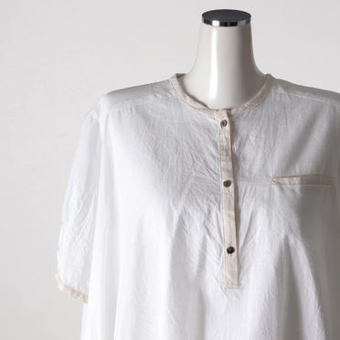 asymmetry half slv shirt　OFF WHITE No.7