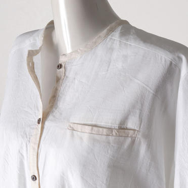 asymmetry half slv shirt　OFF WHITE No.8