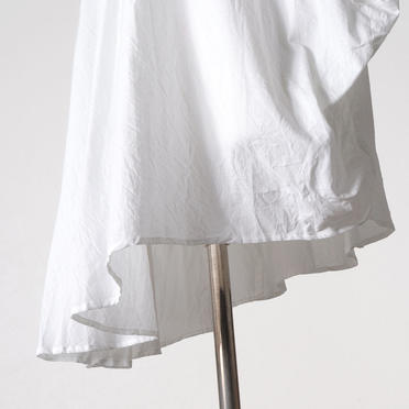 asymmetry half slv shirt　OFF WHITE No.10